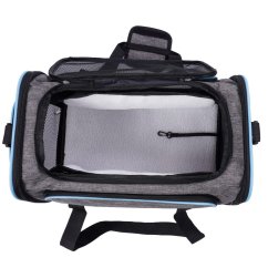 Rozkladací textilný transportný box pre mačku a psa - 70 x 47 x 26 cm