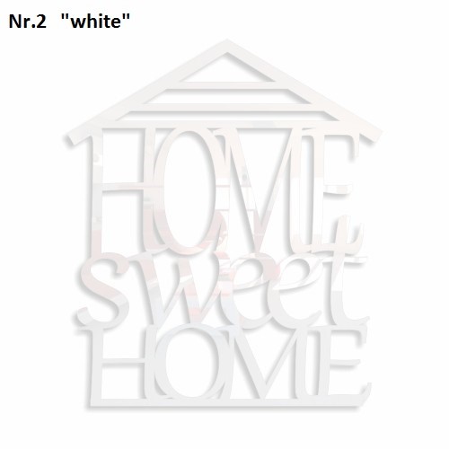 Home sweet home dekoračný nápis na stenu