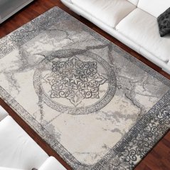 Luxusný koberec do obývačky s motívom mandala