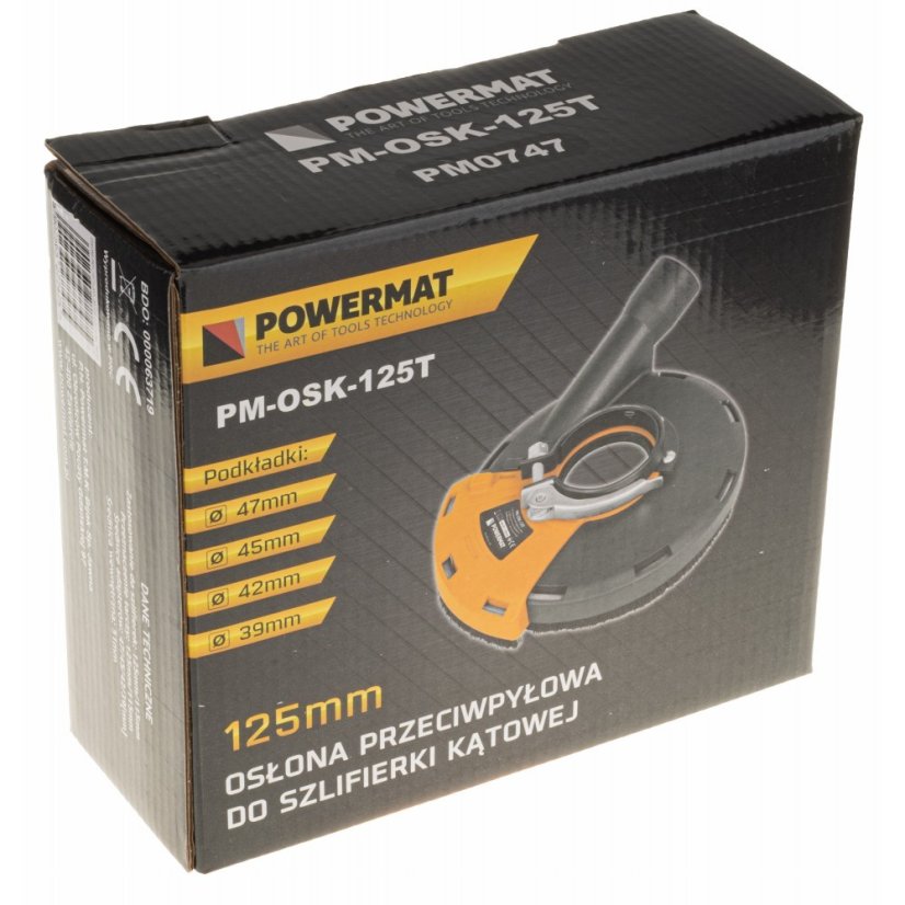 Porvédő 125 mm-es PM-OSK-125T csiszológéphez