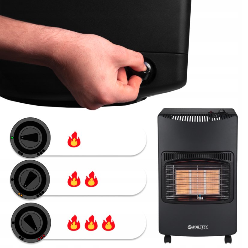 Riscaldatore a gas pieghevole Maltec GAS-5000Wt