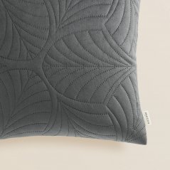 Декоративна калъфка за възглавница в тъмно сиво