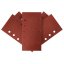 Carta vetrata velcrata 115 x 230 mm, K120, 5 pezzi, con fori 54H005 GRAFIT