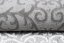 Ekskluzivna siva preproga z belim orientalskim vzorcem
