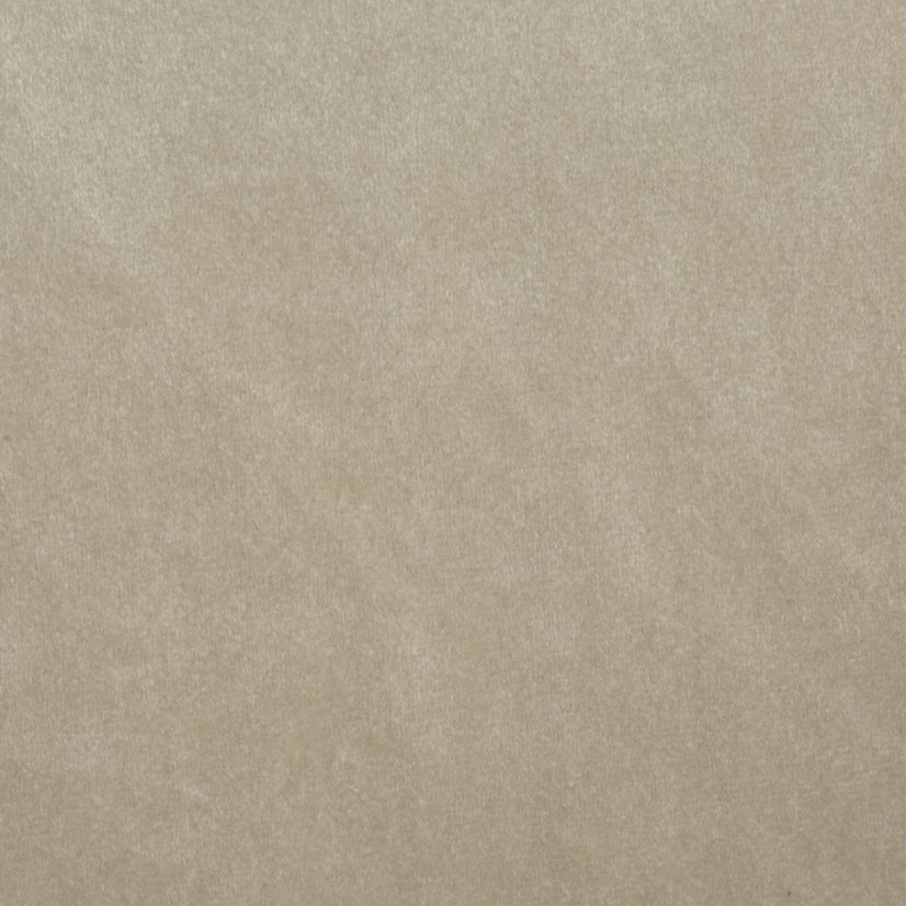 Bézs bársony függöny dekoratív öltésekkel és gombokkal a tetején