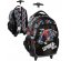 Set scuola 3 pezzi SPIDER-MAN - zaino su ruote + astuccio per matite + borsa a pantofola