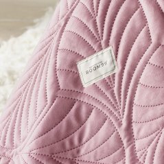 Cuvertură de pat din catifea roz Feel 240 x 260 cm
