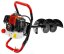 Benzínový zemný vrták + 3x vrtáky RED TECHNIC Benzínový zemný vrták + 3x vrtáky RED TECHNIC