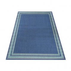 Стилен килим в тъмносин цвят