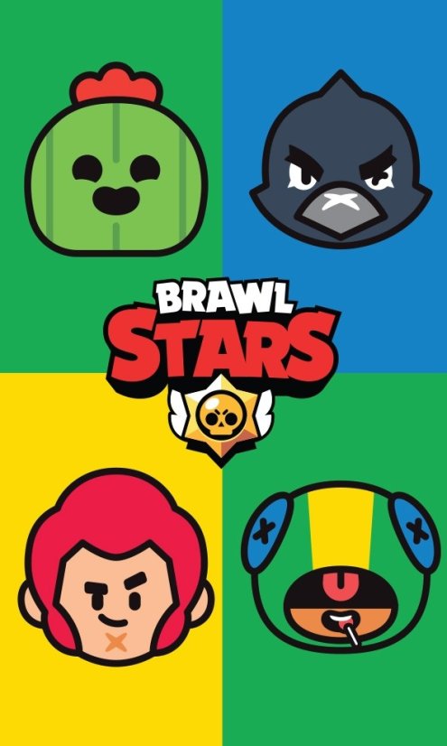 Bavlnený uterák s Brawl Stars Bavlnený uterák s Brawl Stars