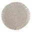 Runder Untersetzer im Boho-Stil mit Fransen - Tischsets 38 cm