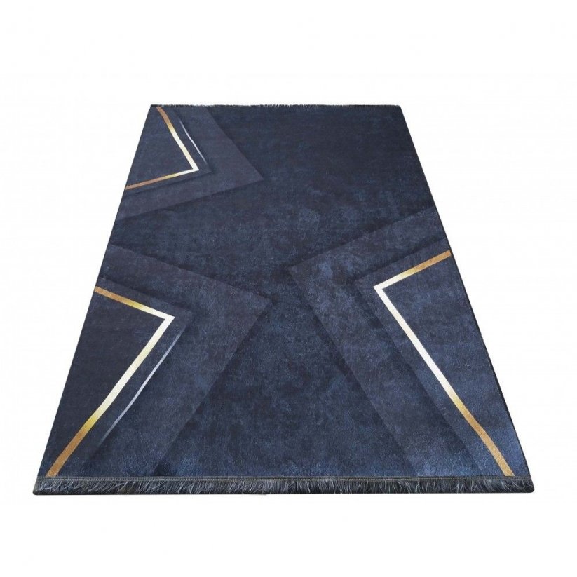 Csúszásgátló szőnyeg gyönyörű aranymintával - Méret: Szélesség: 120 cm | Hossz: 180 cm