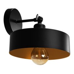 Zidna lampa u potkrovlju s 1 svjetlosnom točkom