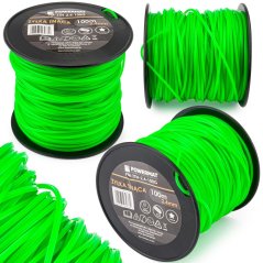Șnur de tăiere pentru mașini de tuns 2,4 mm 100 m 5 colțuri PM-ZTN-2.4-100G