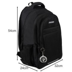 Rucsac negru din material durabil - dimensiuni multiple