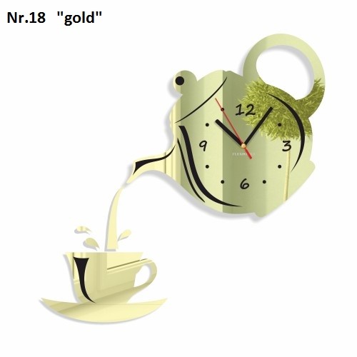 Nástenné hodiny do kuchyne s tichým chodom