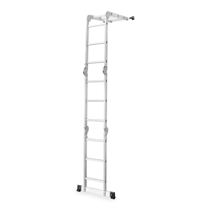 Multifunkčný hliníkový rebrík 4 x 3 stupne - 150 kg