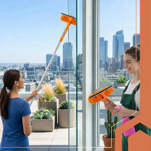 1,8 m-es teleszkópos ablaktörlő forgó fejjel