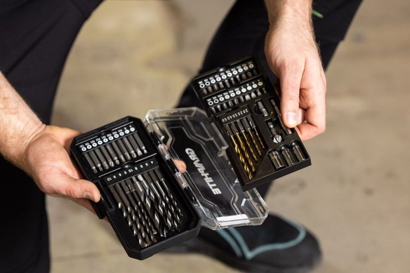 Комплект свредла и накрайници 56H613 GRAPHITE - 50 броя