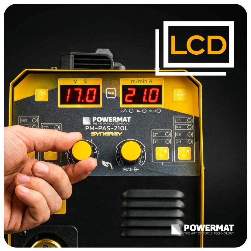 Invertorová zváračka 210 A - MIG/MAG, FLUX, MMA, TIG LIFT
