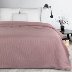 Moderní přehoz na postel v šedé barvě