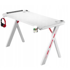 Spieltisch mit RGB-LED-Hintergrundbeleuchtung weiß