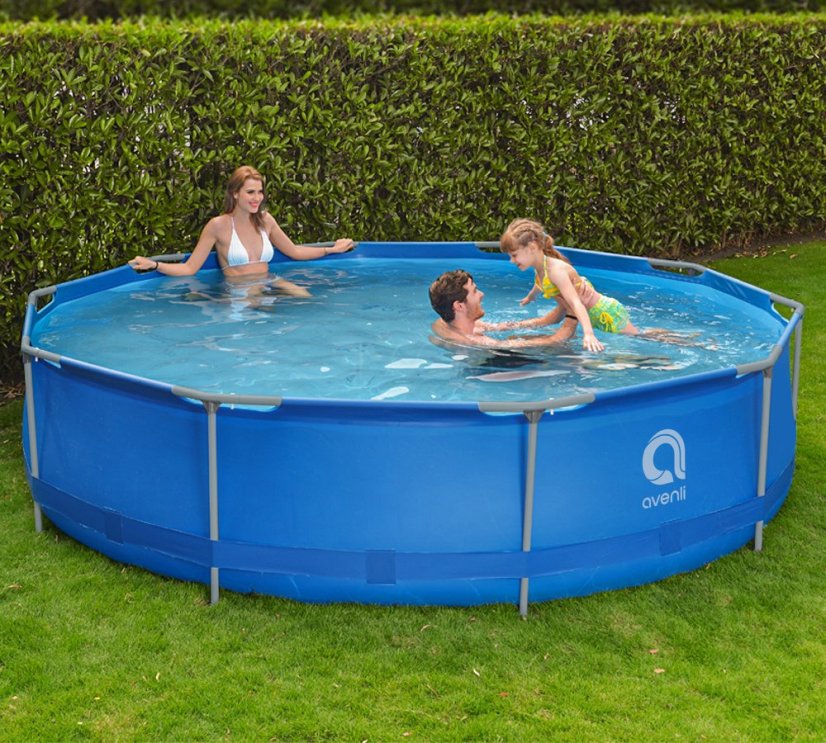 Gartenpool mit Filterung 366 x 76cm