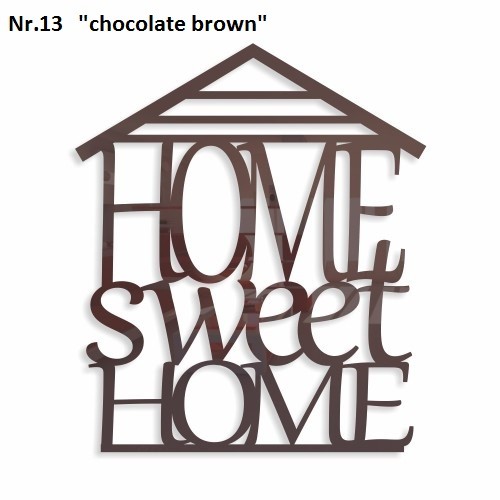 Home sweet home dekoračný nápis na stenu