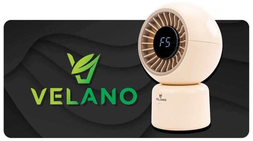 Stolní ventilátor s USB Velano VELWEBS0010