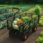 Gartenwagen auf aufblasbaren Rädern 220 l / 350 kg