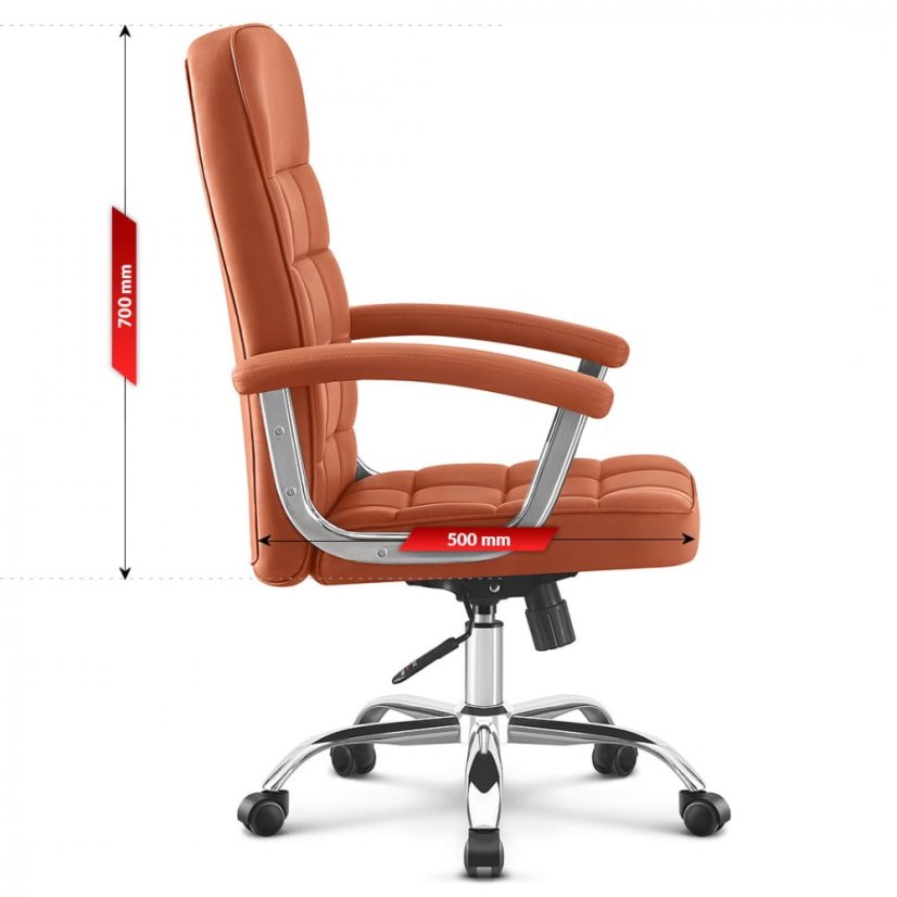 Otočná kancelářská židle HC-1020 BROWN