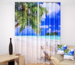 Luksuzne prozorske zavjese egzotične plaže