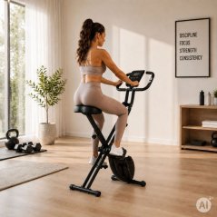 MOVEPRO, egy összecsukható, mágneses szobabicikli 8 ellenállási fokozattal