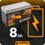 Li-Ion batéria 12V 8 Ah Powermat PM-AKLJ-12V8AM