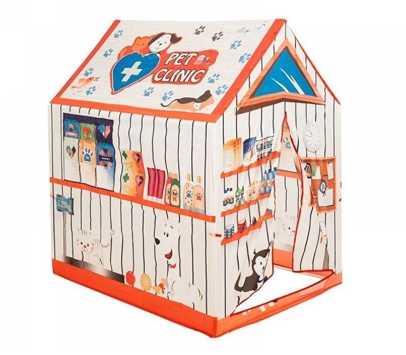 Otroški igralni šotor z motivom psička