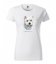 Bavlnené tričko dámske s originálnou potlačou West Highland Terrier