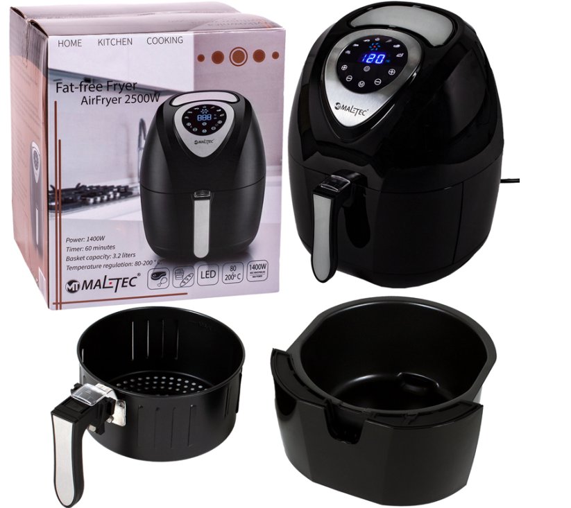 Heißluftfritteuse MALTEC AIRFRYER 4,3L