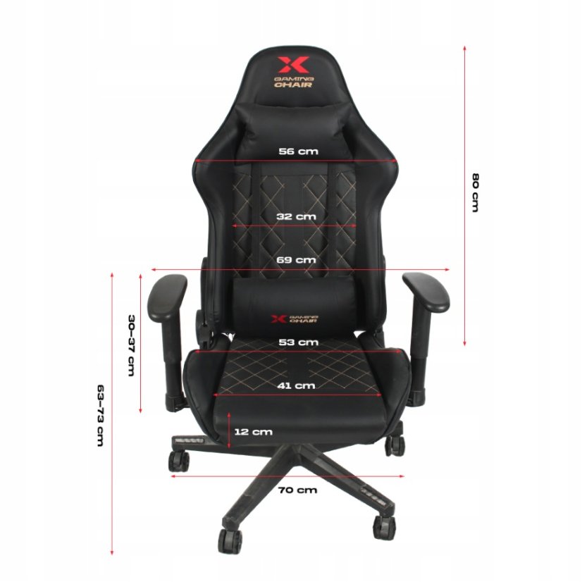 Xgaming Xcom2 játékszék - fekete-arany színben