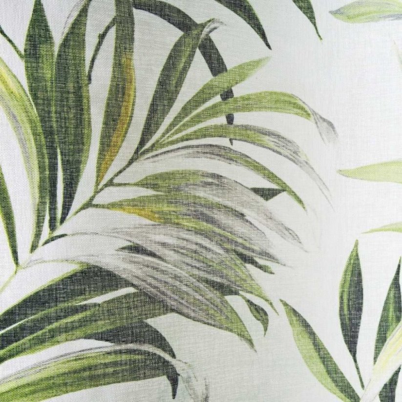 Luxusný dekoračný záves s motívom palmových listov