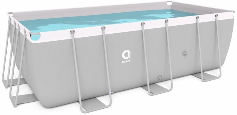 Zahradní bazén s filtrací a žebříkem 400 x 207 x 122 cm