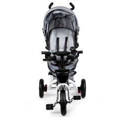 Detská sivá balančná trojkolka, bicykel Ecotoys