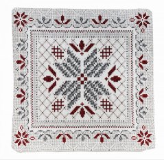 Față de pernă tapițerie 42x42 cm cu motiv de Crăciun