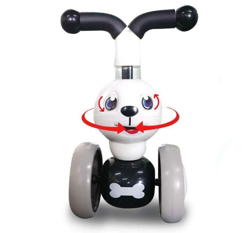 Balančný bicykel roztomilý psík 