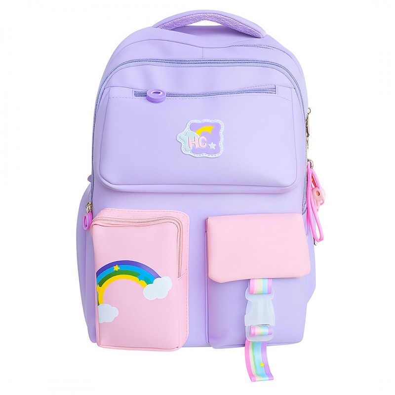 Vodoodolný školský batoh pre dievčatá
