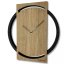 Elegante Wanduhr WOOD OAK 2