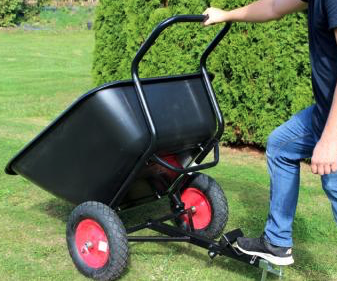 Univerzálny transportný záhradný vozík