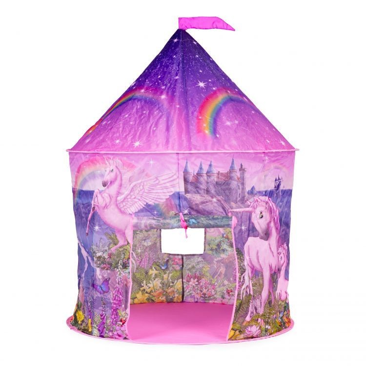 Una bella tenda per ragazze con unicorno