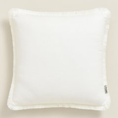Bijela jastučnica BOCA CHICA s resicama 40 x 40 cm