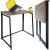 Klappbarer Arbeitstisch im Loft-Stil 80 x 45 cm