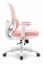Ergonomické ružové detské kreslo HC-999 - látkové